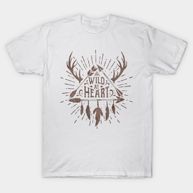 Wild at Heart T-Shirt by CapturedinWords